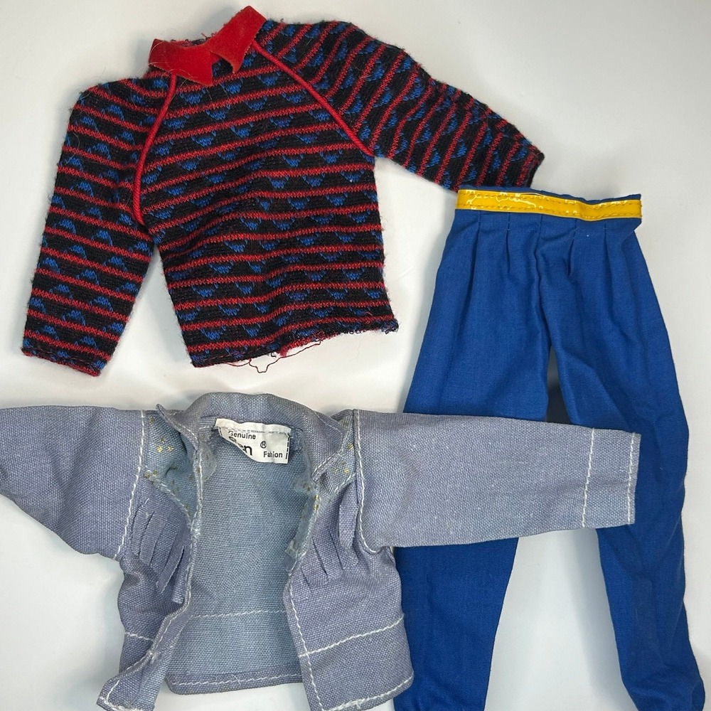 Vintage Barbie Ken Fashion sweaters & pants